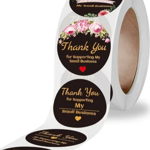 Take 50% off! 100 Thank you stickers! - Picture 3 of 4